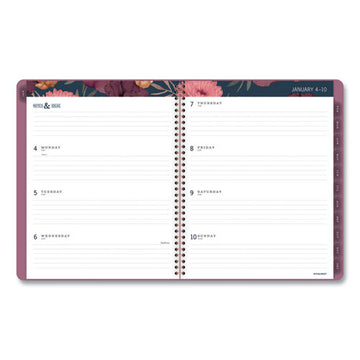 AT-A-GLANCE® Dark Romance Weekly-monthly Planner, Dark Romance Floral Artwork, 11 X 8.5, Multicolor Cover, 13-month (jan-jan): 2022-2023 freeshipping - TVN Wholesale